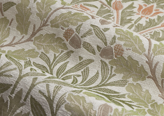 Acorn Multi Pencil Pleat, Stone/Sage - Ready Made Curtains - Image 4